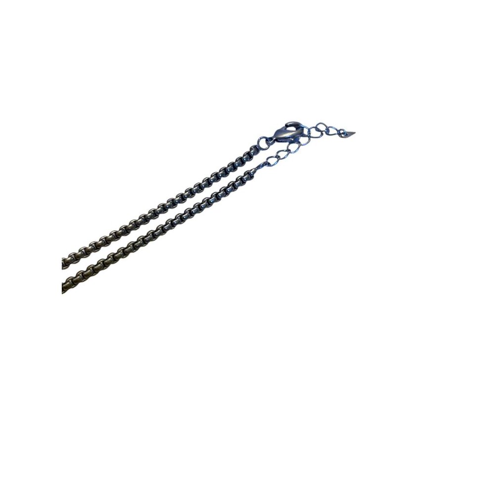 Vintage Silver Tone Necklace With Pearl Pendant & Chain - Picture 4 of 16
